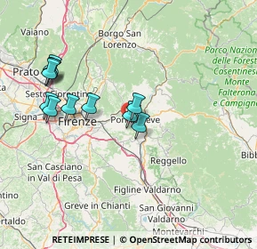 Mappa Via di Rosano, 50067 Rignano sull'Arno FI, Italia (14.91909)