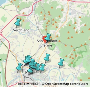 Mappa Via Martin Luther King, 56017 San Giuliano Terme PI, Italia (5.14067)