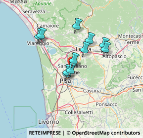 Mappa Via Martin Luther King, 56017 San Giuliano Terme PI, Italia (10.82091)