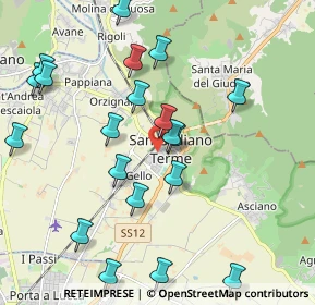 Mappa Via Martin Luther King, 56017 San Giuliano Terme PI, Italia (2.296)