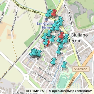 Mappa Via Martin Luther King, 56017 San Giuliano Terme PI, Italia (0.2)