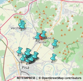 Mappa Piazza Antonio Gramsci, 56017 San Giuliano Terme PI, Italia (4.2735)