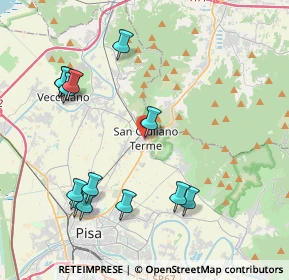 Mappa Piazza Antonio Gramsci, 56017 San Giuliano Terme PI, Italia (4.65462)