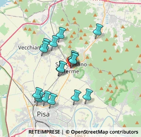 Mappa Piazza Antonio Gramsci, 56017 San Giuliano Terme PI, Italia (3.215)