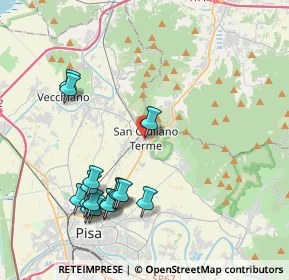 Mappa Piazza Antonio Gramsci, 56017 San Giuliano Terme PI, Italia (4.60625)