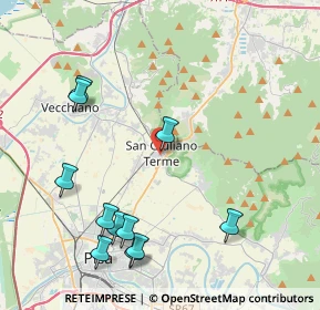 Mappa Piazza Antonio Gramsci, 56017 San Giuliano Terme PI, Italia (4.92818)