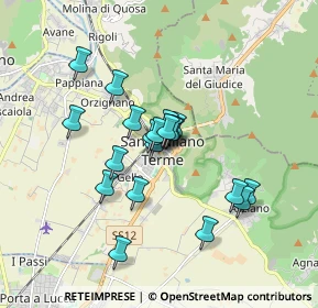 Mappa Piazza Antonio Gramsci, 56017 San Giuliano Terme PI, Italia (1.3845)