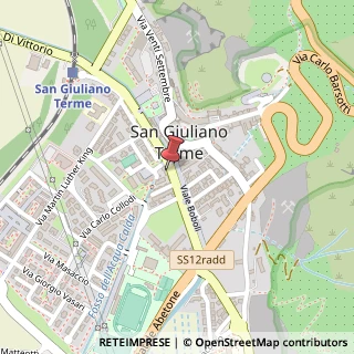Mappa Via Statale Abetone, 33, 56017 San Giuliano Terme, Pisa (Toscana)