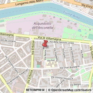Mappa Via Reims, 12, 50126 Firenze, Firenze (Toscana)