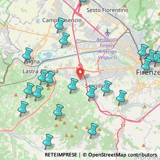 Mappa Via del Padule, 50018 Scandicci FI, Italia (5.766)