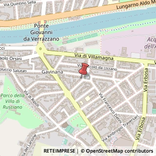 Mappa Piazza Gualfredotto da Milano, 14, 50126 Firenze, Firenze (Toscana)