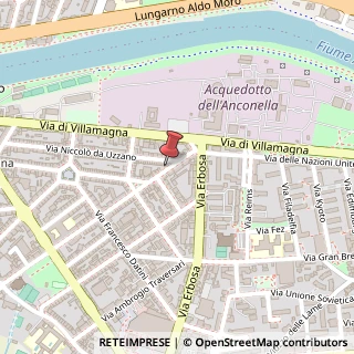 Mappa Via Uguccione della Faggiola, 28r, 50126 Firenze, Firenze (Toscana)