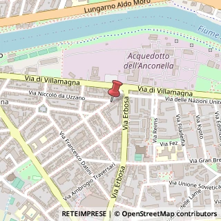 Mappa Via Uguccione della Faggiola, 7, 50126 Firenze, Firenze (Toscana)