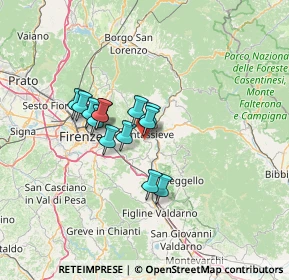 Mappa Via di Cafaggiolo, 50067 Rignano sull'Arno FI, Italia (9.82231)
