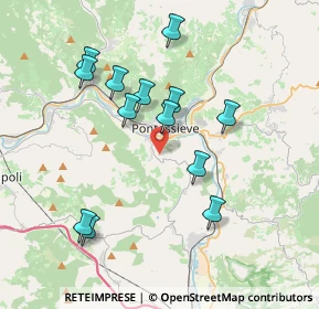 Mappa Via di Cafaggiolo, 50067 Rignano sull'Arno FI, Italia (3.73462)