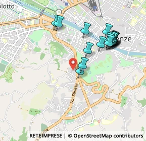 Mappa Via Ippolito Pindemonte, 50124 Firenze FI, Italia (1.0165)