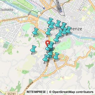 Mappa Via Ippolito Pindemonte, 50124 Firenze FI, Italia (0.6935)