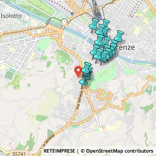 Mappa Via Ippolito Pindemonte, 50124 Firenze FI, Italia (0.823)