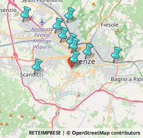 Mappa Via Ippolito Pindemonte, 50124 Firenze FI, Italia (4.03273)
