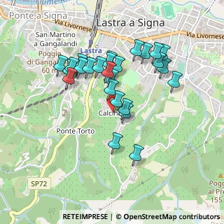 Mappa Via di Calcinaia, 50055 Lastra a Signa FI, Italia (0.42308)