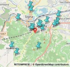 Mappa Via di Calcinaia, 50055 Lastra a Signa FI, Italia (2)