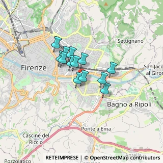 Mappa Via Baldo Ruffoli, 50136 Firenze FI, Italia (1.13769)