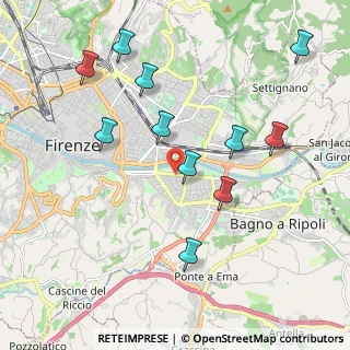 Mappa Via Baldo Ruffoli, 50136 Firenze FI, Italia (2.14818)