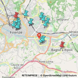 Mappa Via Baldo Ruffoli, 50136 Firenze FI, Italia (2.24882)