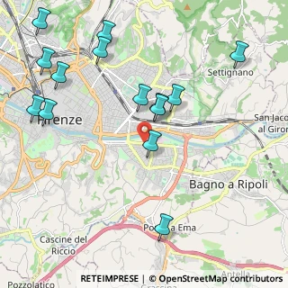 Mappa Via Baldo Ruffoli, 50136 Firenze FI, Italia (2.50143)