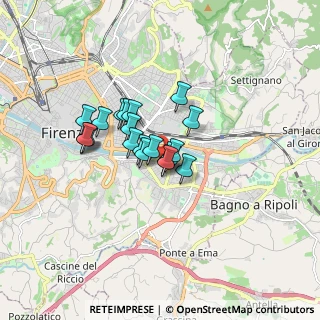 Mappa Via Baldo Ruffoli, 50136 Firenze FI, Italia (1.158)