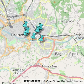 Mappa Via Baldo Ruffoli, 50136 Firenze FI, Italia (1.45667)