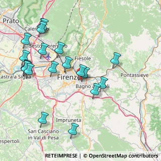 Mappa Via Baldo Ruffoli, 50136 Firenze FI, Italia (9.484)