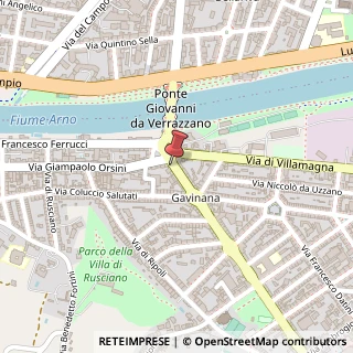 Mappa Via Poggio Bracciolini, 8 - 14, 50126 Firenze, Firenze (Toscana)