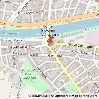 Mappa Via Poggio Bracciolini, 1, 50126 Firenze, Firenze (Toscana)