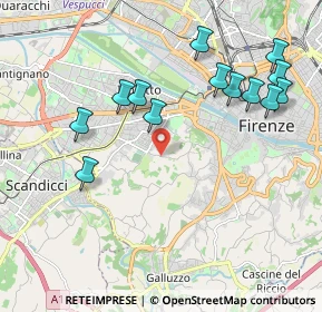 Mappa Via San Carlo, 50124 Firenze FI, Italia (2.21231)