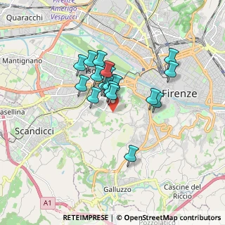 Mappa Via San Carlo, 50124 Firenze FI, Italia (1.3125)