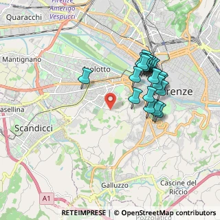 Mappa Via San Carlo, 50124 Firenze FI, Italia (1.7535)