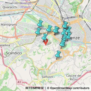 Mappa Via San Carlo, 50124 Firenze FI, Italia (1.624)