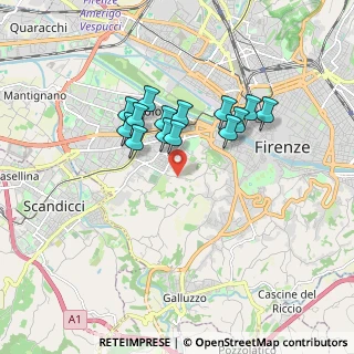Mappa Via San Carlo, 50124 Firenze FI, Italia (1.42214)