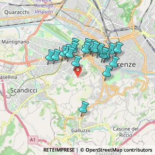 Mappa Via San Carlo, 50124 Firenze FI, Italia (1.5345)