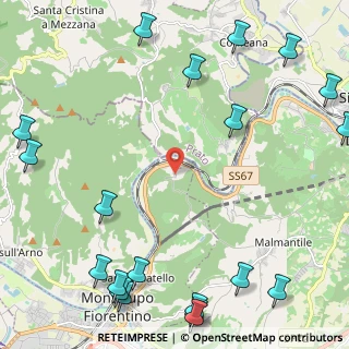 Mappa Via San Vito, 59015 Carmignano PO, Italia (3.5195)