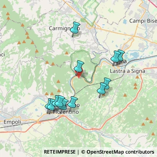 Mappa Via San Vito, 59015 Carmignano PO, Italia (4.01167)