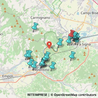 Mappa Via San Vito, 59015 Carmignano PO, Italia (3.922)