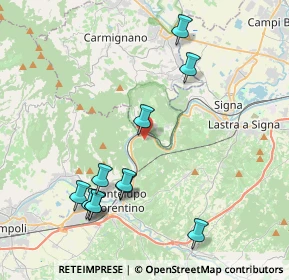 Mappa Via San Vito, 59015 Carmignano PO, Italia (4.49)