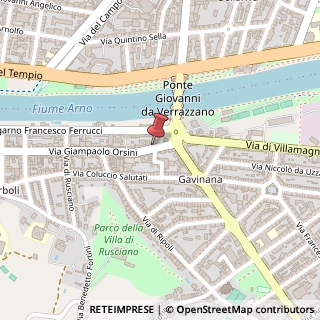 Mappa Via Giampaolo Orsini 6 A Roso, 50126 Firenze FI, Italia, 50126 Firenze, Firenze (Toscana)