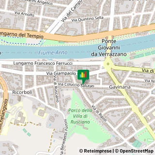 Mappa Via Coluccio Salutati, 14/R, 50126 Firenze, Firenze (Toscana)