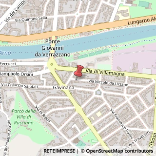 Mappa Via Niccol? da Uzzano, 109, 50126 Firenze, Firenze (Toscana)