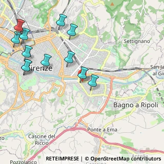 Mappa Via Adriani, 50144 Firenze FI, Italia (2.60333)