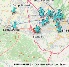 Mappa Via Giovan Battista Pergolesi, 50018 Scandicci FI, Italia (4.43063)