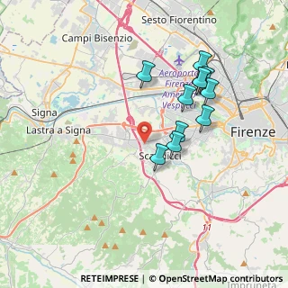 Mappa Via Giovan Battista Pergolesi, 50018 Scandicci FI, Italia (3.49091)